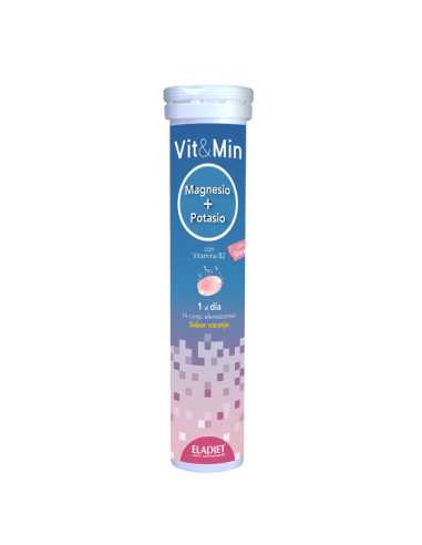 Vit&Min magnesio + potasio 1000 mg 14 comprimidos efervescentes Eladiet